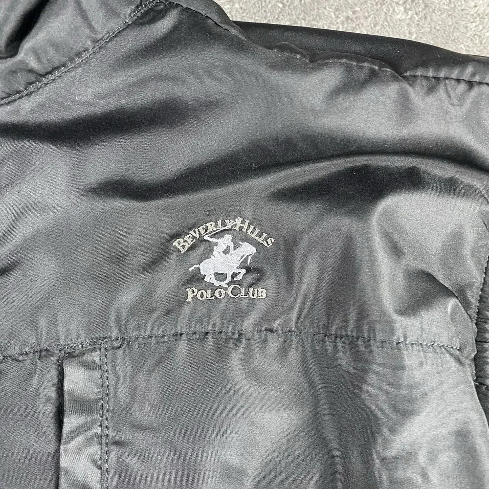Beverly Hills Polo Club‎ Jacket Mens XXL Gray Black Fleece Zip Front